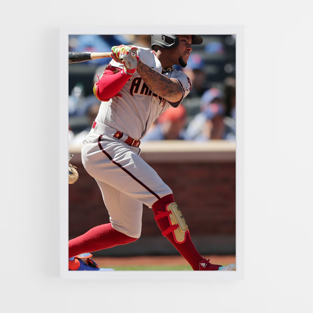 Poster Ketel marte balancer – affiche Baseball (vue 3)